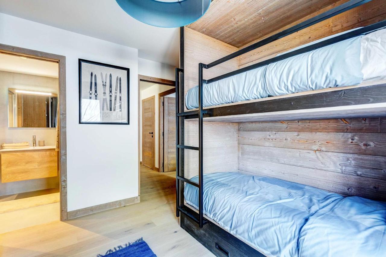 4-Room Apartment With Garden, Gym And Shared Spa Megève Kültér fotó