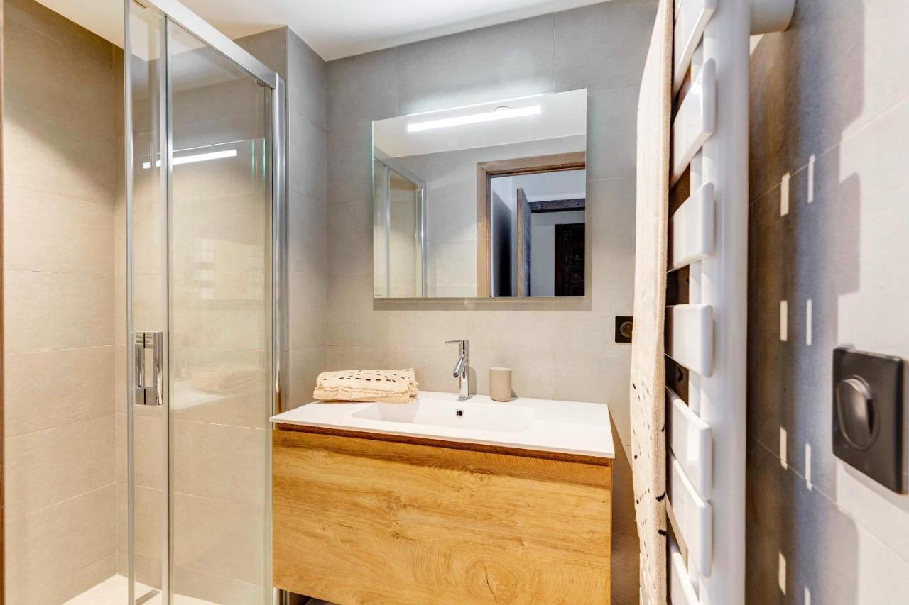 4-Room Apartment With Garden, Gym And Shared Spa Megève Kültér fotó