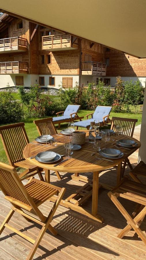 4-Room Apartment With Garden, Gym And Shared Spa Megève Kültér fotó