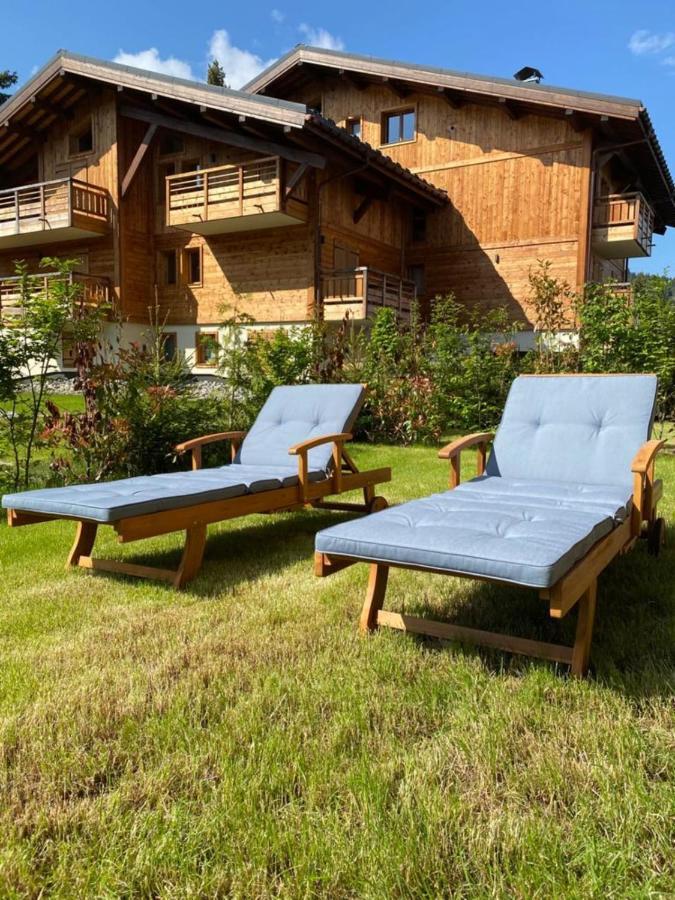 4-Room Apartment With Garden, Gym And Shared Spa Megève Kültér fotó